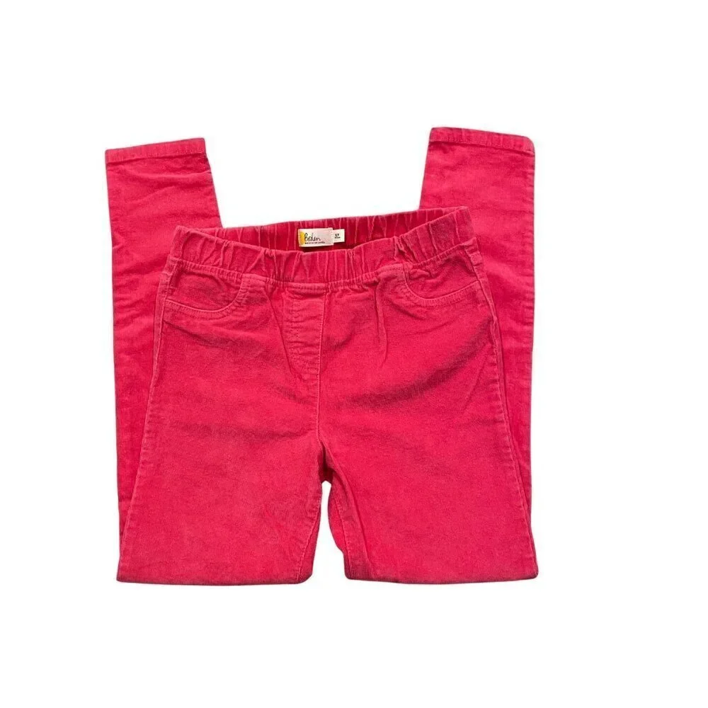Boden Girl's Pink Corduroy Pants - Pull-On Elastic Waist - Size 10Y - Like New!